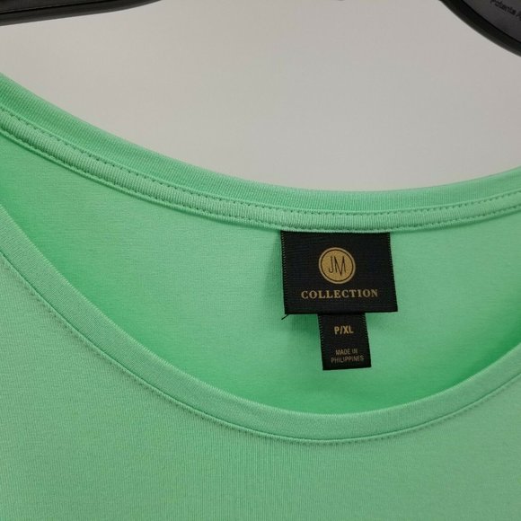 INC PXL Mint Green Short Sleeve Top NWT BO88 - Picture 3 of 5